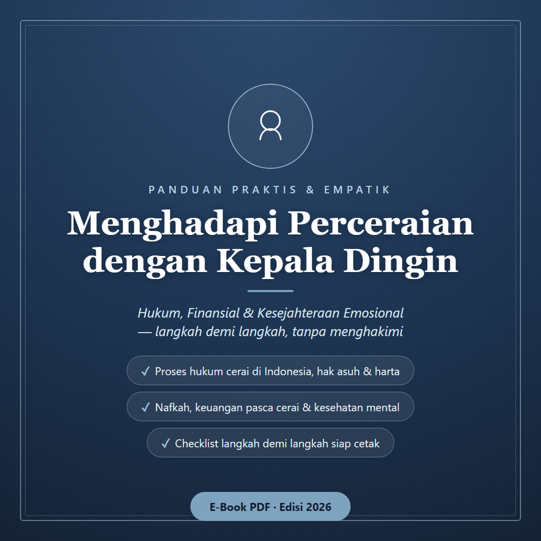 Panduan Menghadapi Perceraian dengan Kepala Dingin