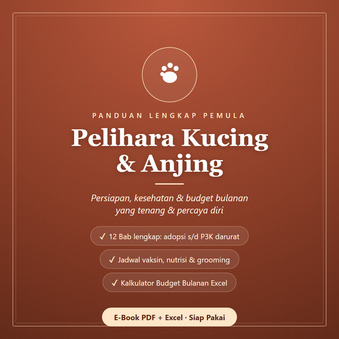 Panduan Lengkap Pelihara Kucing & Anjing
